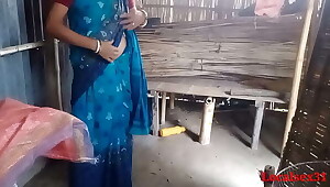 Sky Blue Saree Sonali Fuck in Brother in Law clear Bengali Audio Documented Video By Localsex